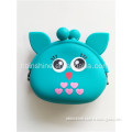 Silicone rubber animal kids coin purse , cute silicone wallet